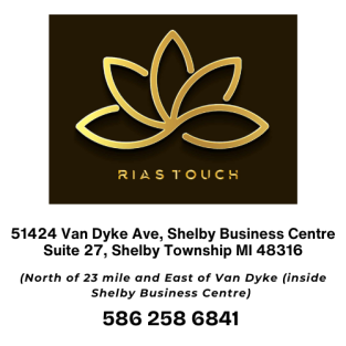 Massage therapist providing soothing Swedish massage to a client at Ria's Touch Massage in Shelby Township, MI.